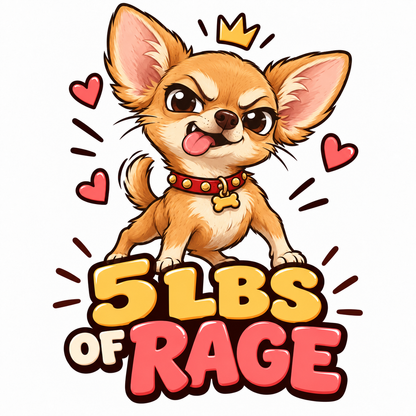5 Lbs Of Rage — chihuahua dog car door light design